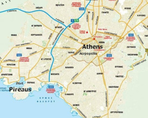 Piraeus Map